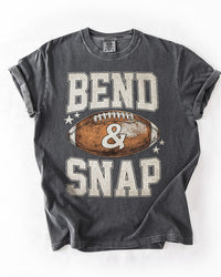 Pepper Bend and Snap vintage football heavyweight graphic tee with distressed collegiate design