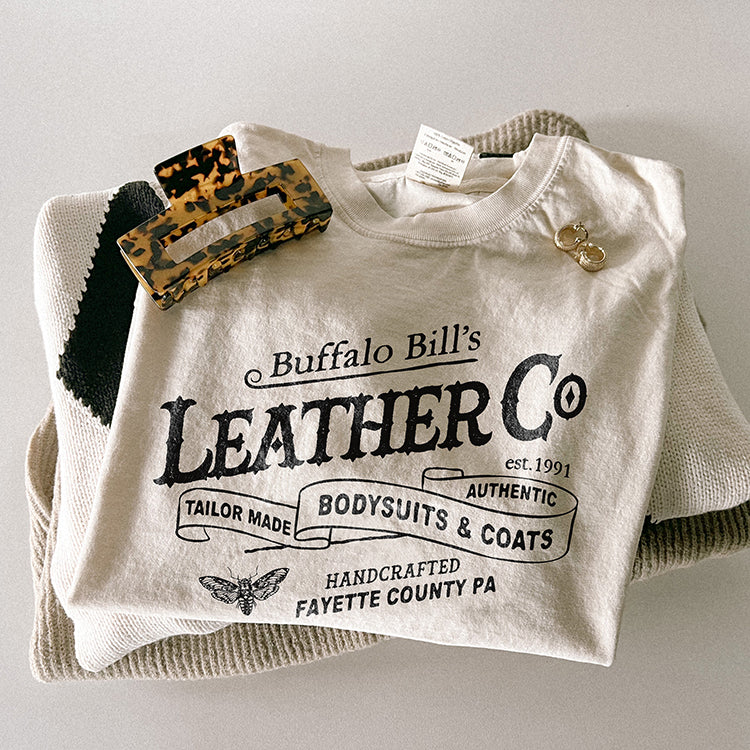 Buffalo Bill's Leather Co Heavyweight Tee - Final Sale