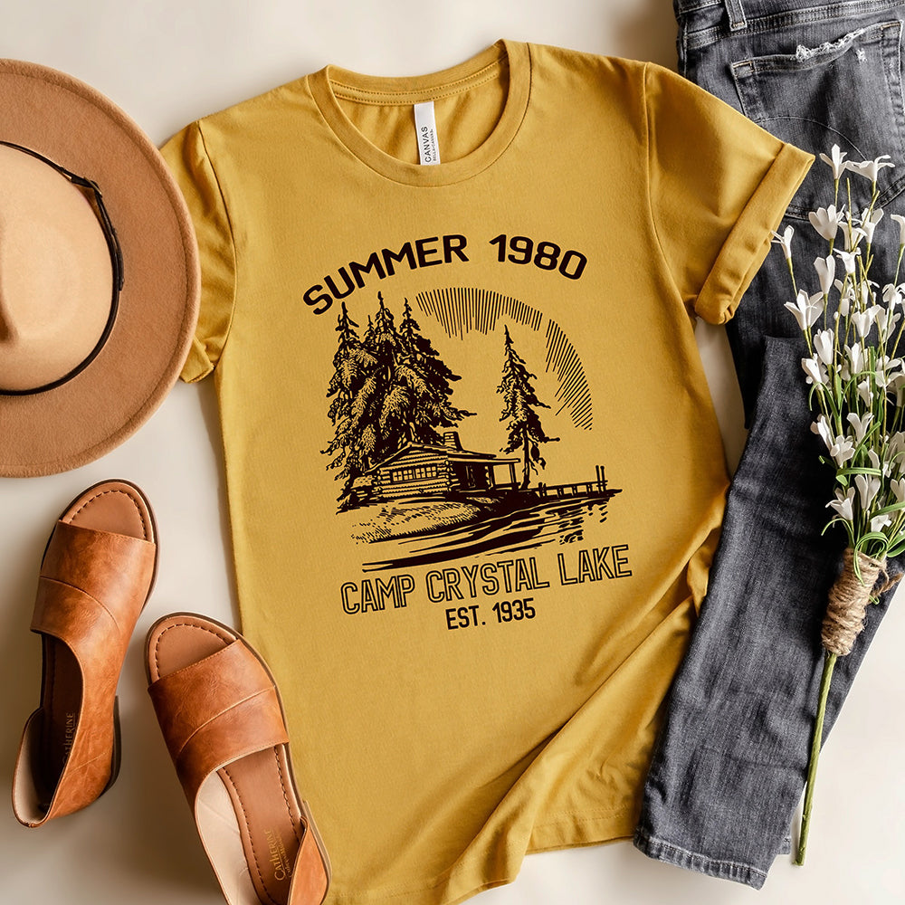 Camp Crystal Lake Graphic Tee Shirt