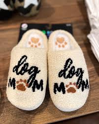 Dog mom online slippers