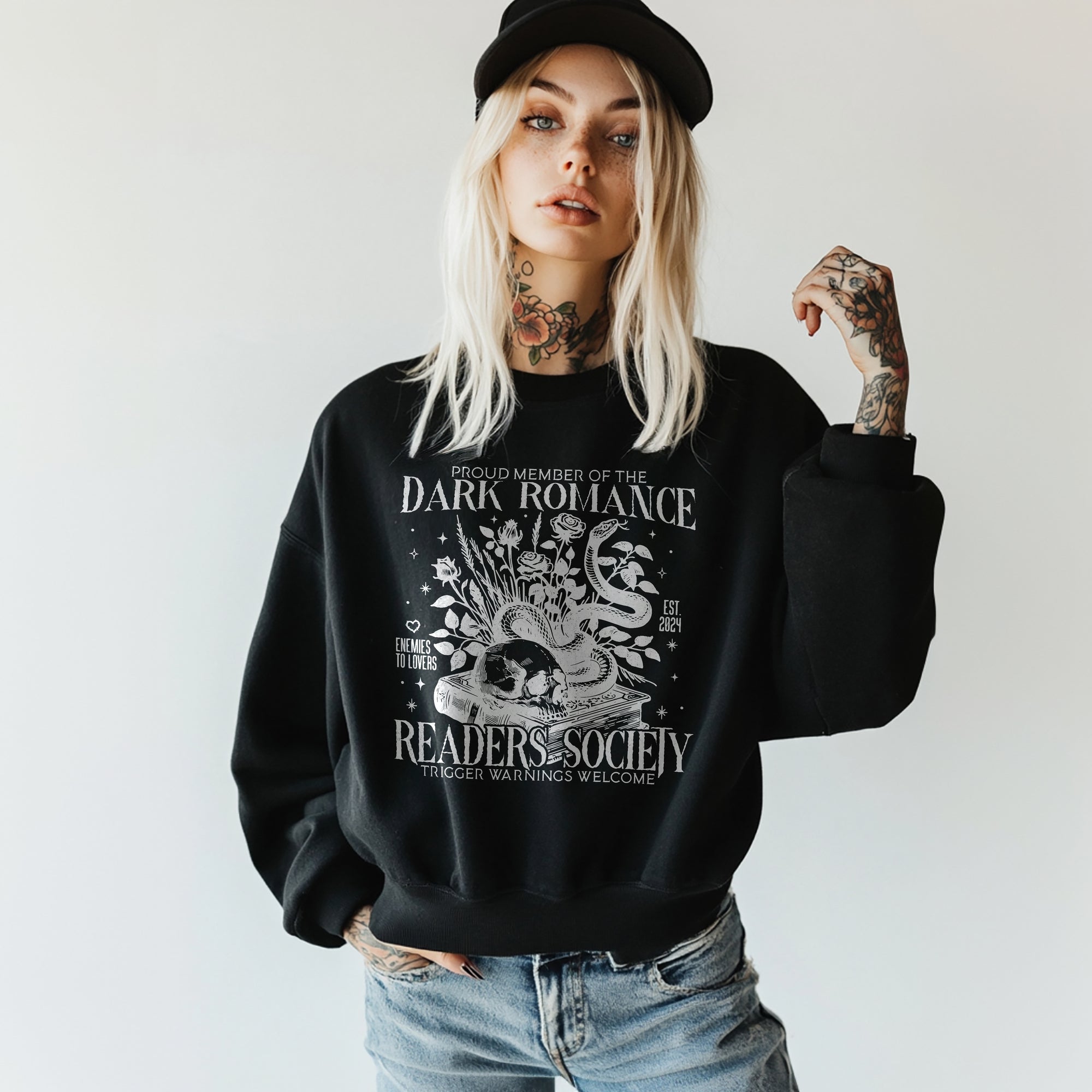 Dark Romance Readers Society Crewneck Sweatshirt