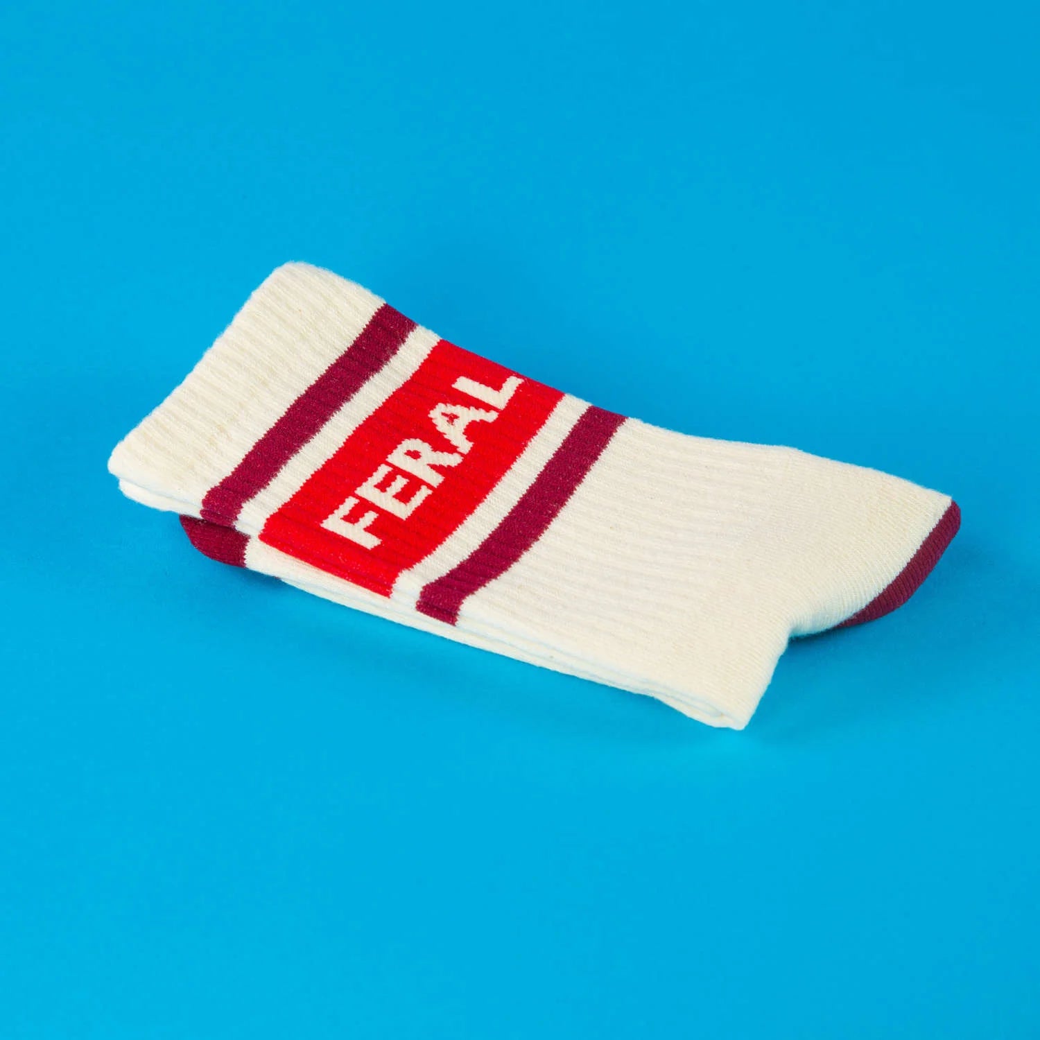 FERAL Gym Socks – Funny Socks for Savage Women