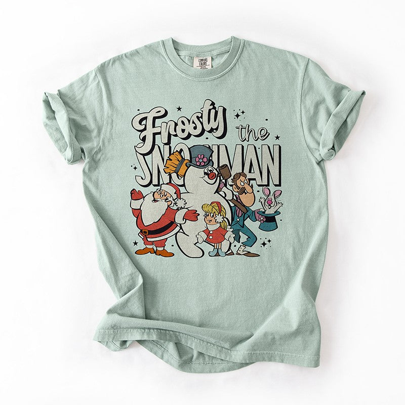 Frosty the Snowman Retro Christmas Tee
