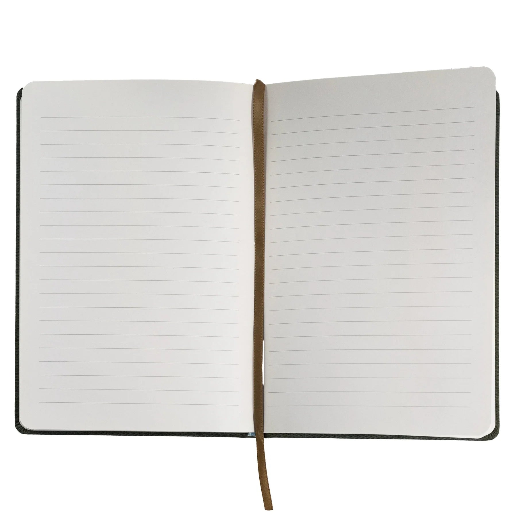 Go For It Journal – Olive & Gold Fabric Notebook | Holiday Gift for Writers & Dreamers