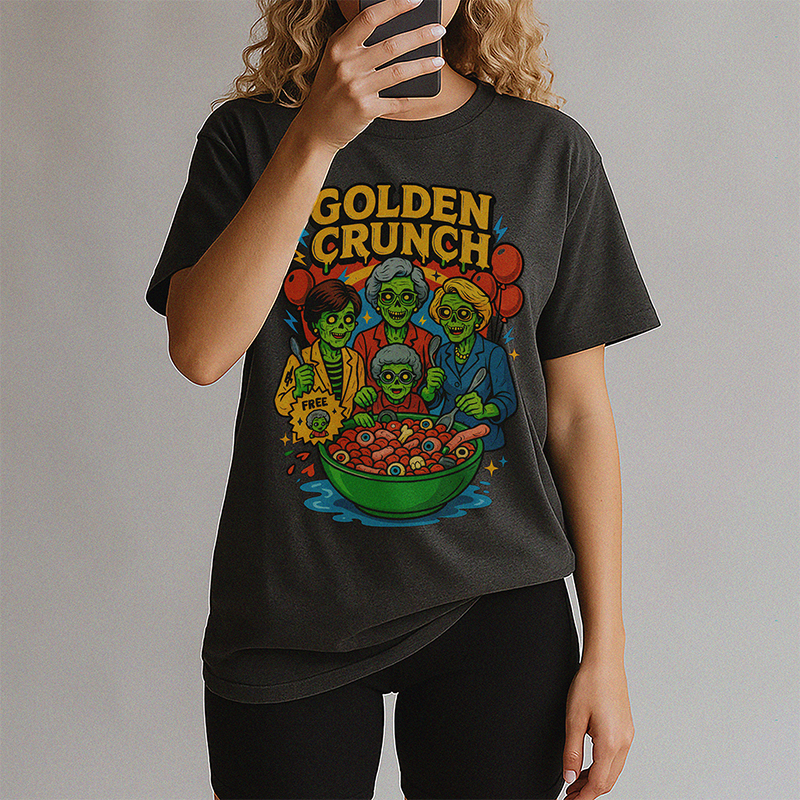 Golden Crunch Tee – Funny Golden Girls Inspired Lightweight Halloween Graphic T-Shirt