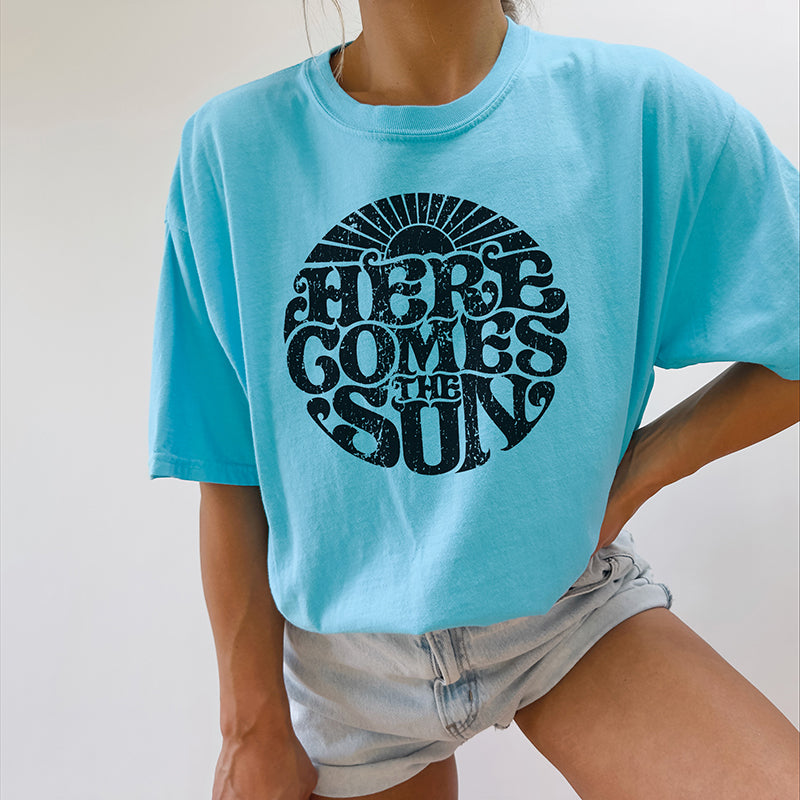 Here Comes The Sun Heavyweight Graphic Tee