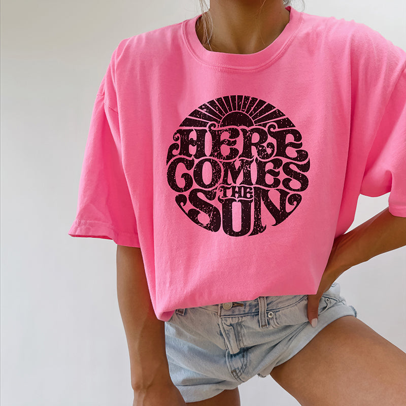 Here Comes The Sun Heavyweight Graphic Tee