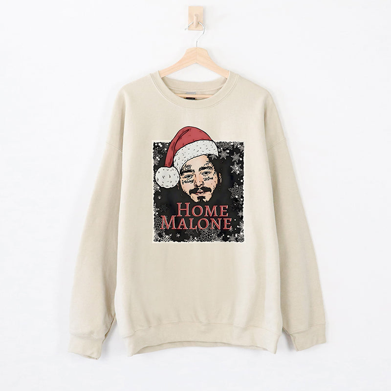 Home Malone Holiday Crewneck