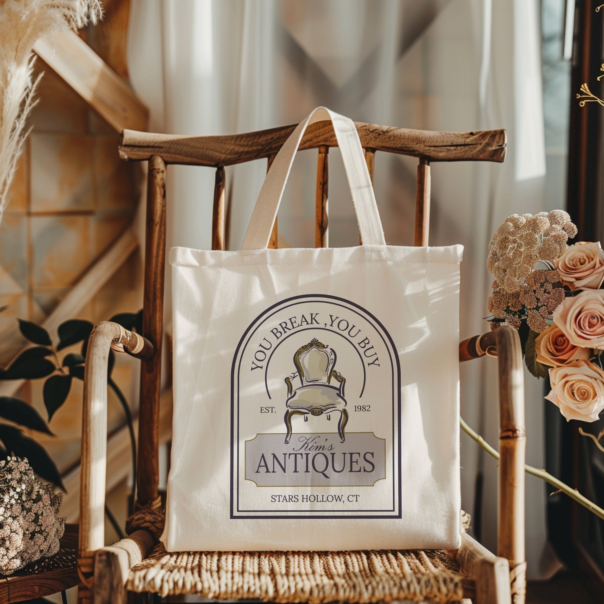 Kim's Antiques Canvas Tote Bag