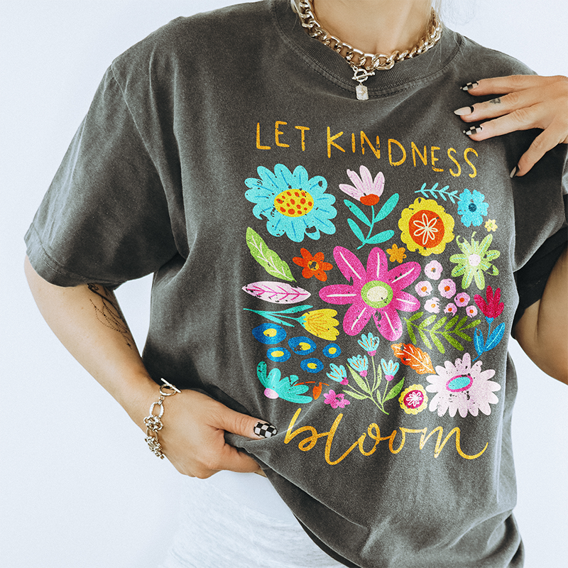 Let Kindness Bloom Graphic Tee