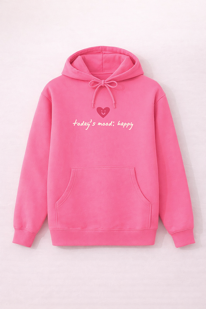 Love Yourself Hoodie - Neon Pink
