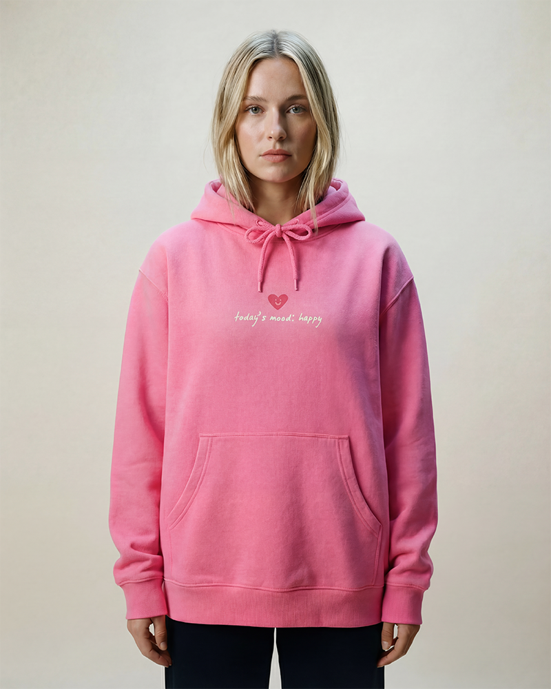 Love Yourself Hoodie - Neon Pink