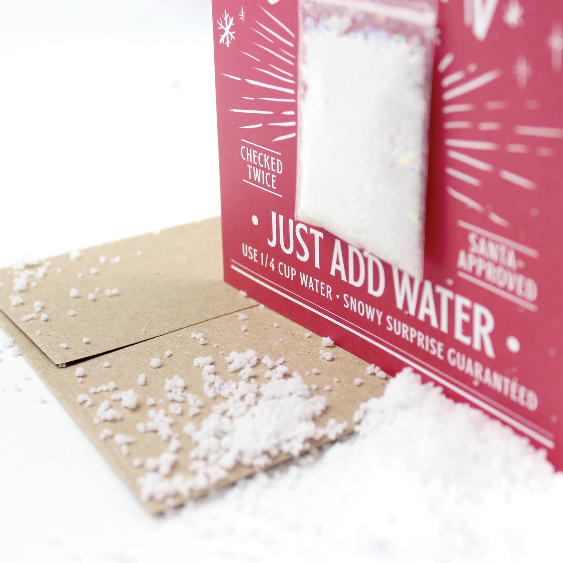 North Pole Snow Card – Mail a Snowball Greeting Card | Interactive Christmas Card Made in USA