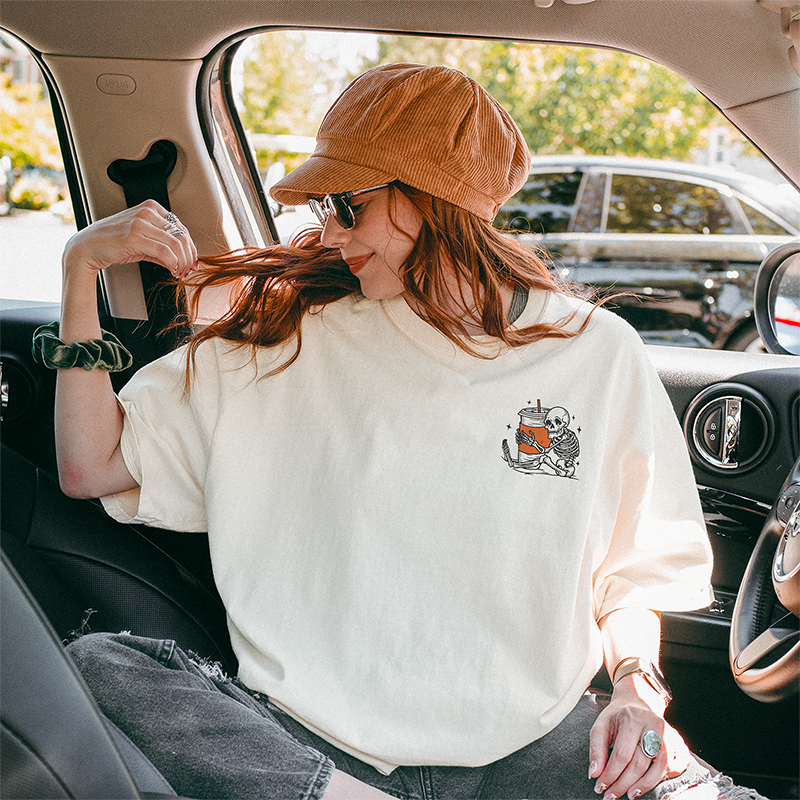 Maybe Coffee Is Addicted To Me Heavyweight Tee