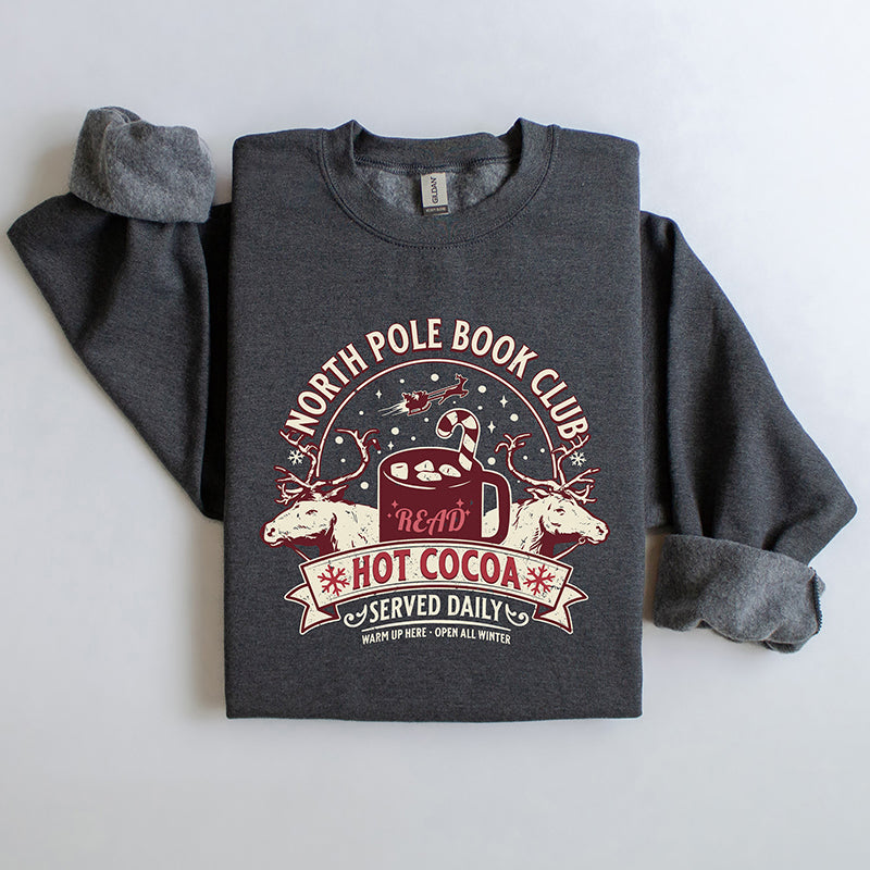 North Pole Book Club Crewneck Sweatshirt