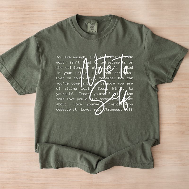 Note To Self Graphic Tee