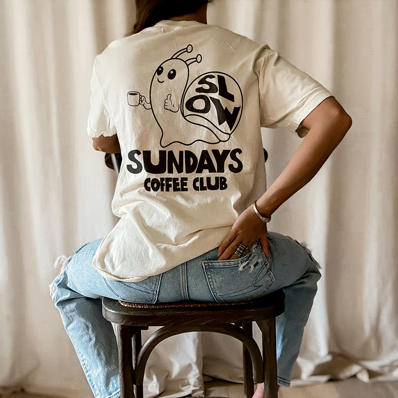 Slow Sundays Coffee Club Tee