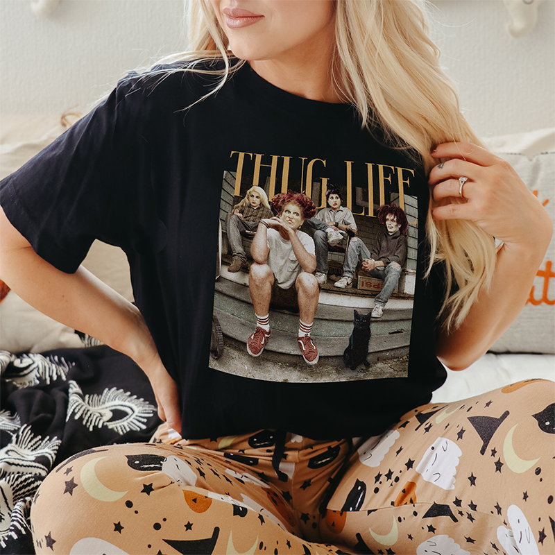 Thug Life Bad Witches Tee