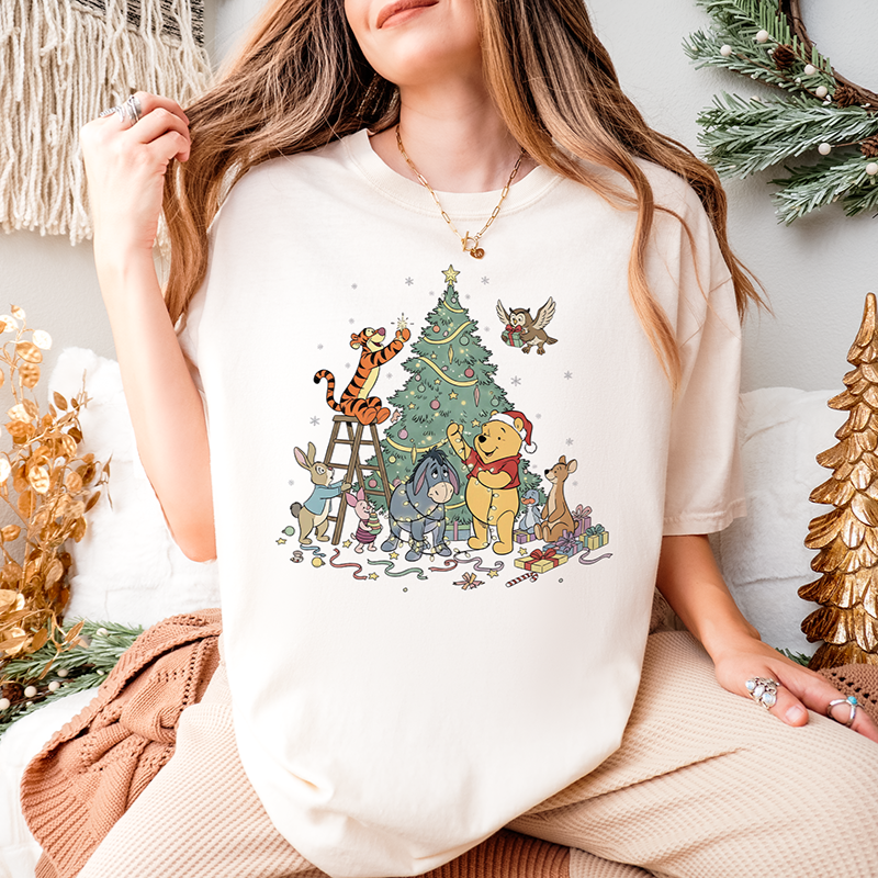 Winnie the Pooh Christmas Tee