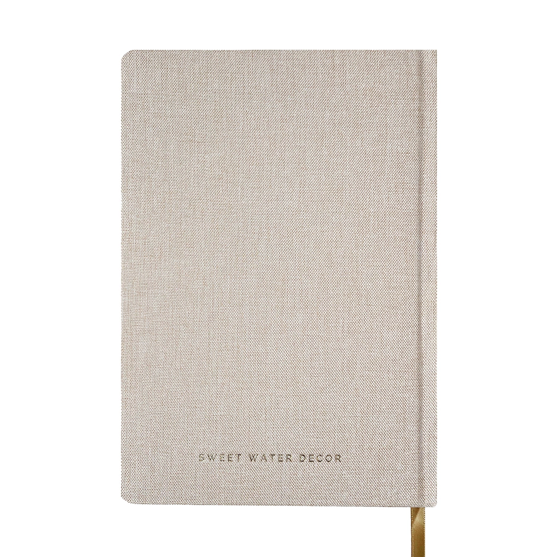 You Got This Journal – Tan & Gold Fabric Notebook | Holiday Gift for Writers & Dreamers