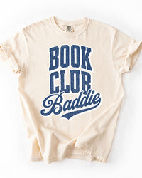 Ivory Book Club Baddie heavyweight bookish graphic t-shirt