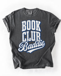 Pepper Book Club Baddie heavyweight garment dyed graphic tee