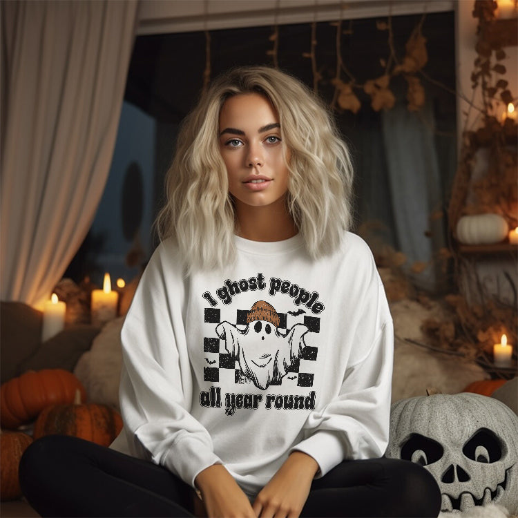 I Ghost People All Year Round Crewneck