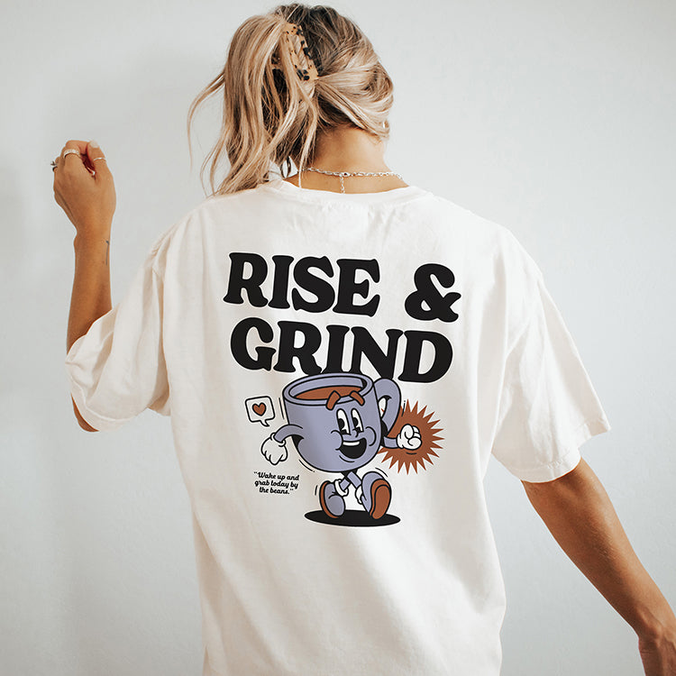 Rise & Grind Graphic Tee Shirt