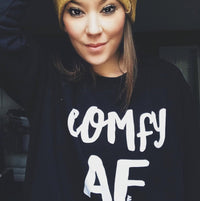 Comfy AF Unisex Sweatshirt - Alley & Rae Apparel