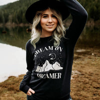 Dream On Dreamer Raglan Sweatshirt - Alley & Rae Apparel
