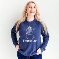 Frosty AF Raglan Sweatshirt - Alley & Rae Apparel