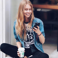 Good Vibes Ringer Tee - Alley & Rae Apparel