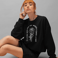 In Loving Memory Of When I Gave A Shit Crewneck Sweatshirt - Alley & Rae Apparel