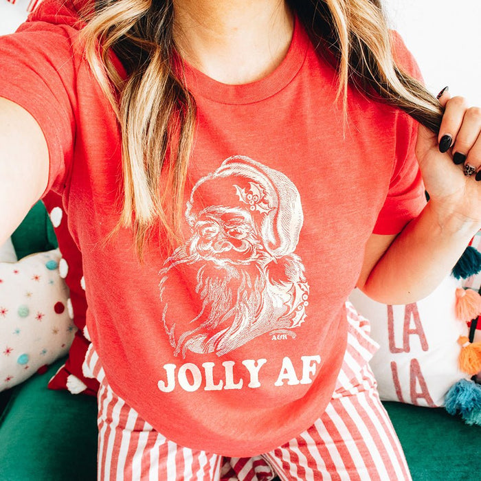 Jolly AF Lightweight Tee - Alley & Rae Apparel