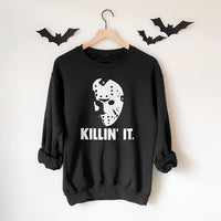 Killin' It Halloween Crewneck Sweatshirt - Alley & Rae Apparel