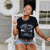 Lake Life Lightweight Tee - Alley & Rae Apparel