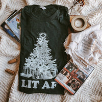 Lit AF Lightweight Tee - Alley & Rae Apparel