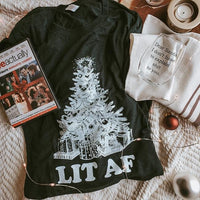 Lit AF Tee - Alley & Rae Apparel