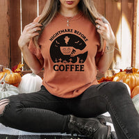Nightmare Before Coffee Heavyweight Tee - Alley & Rae Apparel