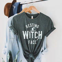Resting Witch Face Lightweight Tee - Alley & Rae Apparel