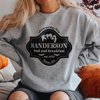 Sanderson Bed And Breakfast Sweatshirt - Alley & Rae Apparel