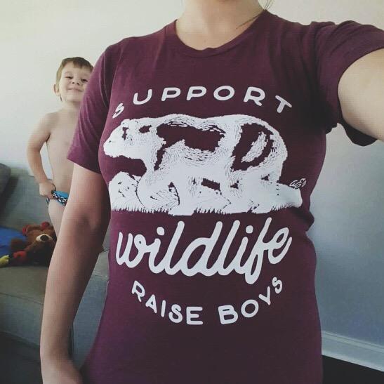 Support Wildlife Raise Boys Tee - Alley & Rae Apparel