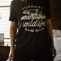 Support Wildlife Raise Boys Tee - Alley & Rae Apparel