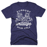 Support Wildlife Raise Girls Tee - Alley & Rae Apparel