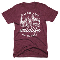 Support Wildlife Raise Kids Tee - Alley & Rae Apparel