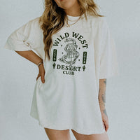 Wild West Desert Club Heavyweight Graphic Tee - Alley & Rae Apparel