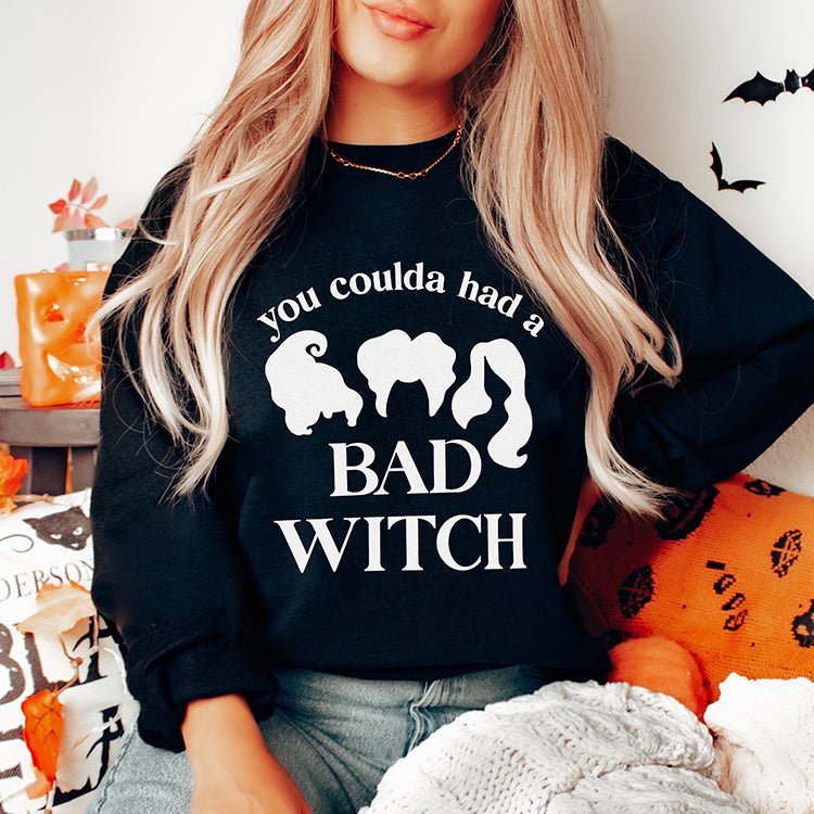 You Coulda Had A Bad Witch Crewneck Sweatshirt - Alley & Rae Apparel